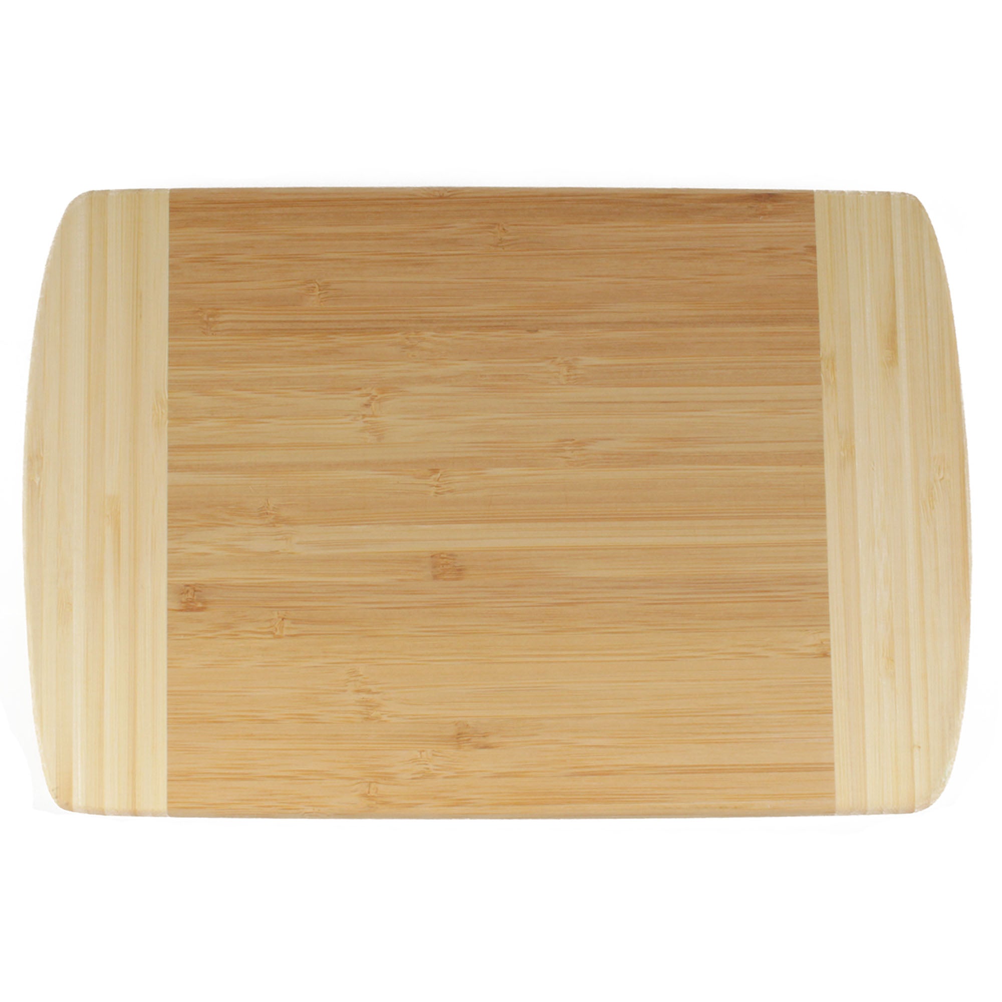 Small Two-Tone Bamboo Cutting Board 12" x 8" x 0.75"
